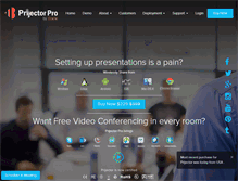 Tablet Screenshot of prijector.com